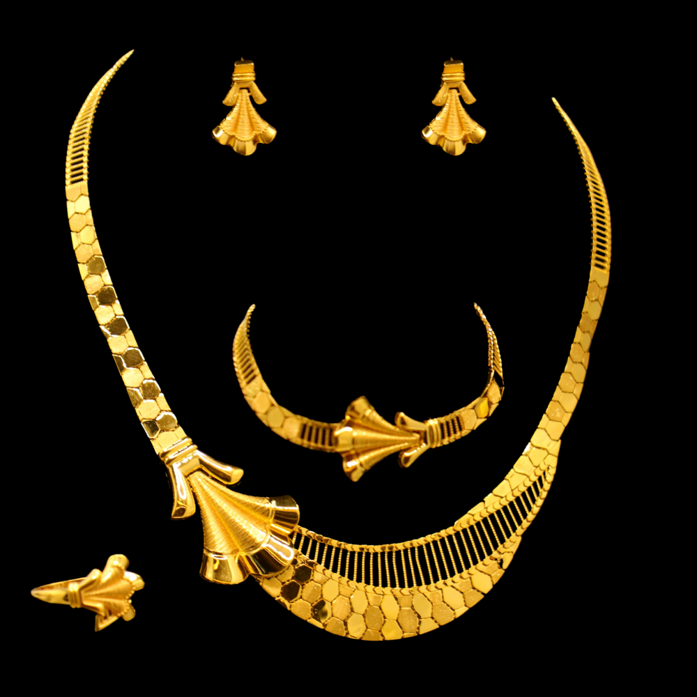 21K Gold Necklace Set